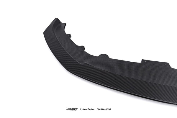 Lotus Emira 3.6 V6 2.0 Four-cylinder 2022-ON with Aftermarket Parts - High Down Force Version Front Lip Dry Pre-preg Carbon Fiber / FRP