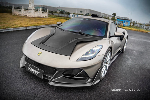Lotus Emira 3.6 V6 2.0 Four-cylinder 2022-ON with Aftermarket Parts - Hood Dry Pre-preg Carbon Fiber / FRP