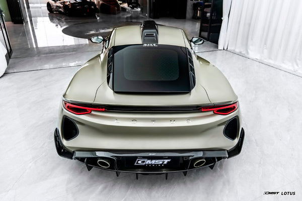 Lotus Emira 3.6 V6 2.0 Four-cylinder 2022-ON with Aftermarket Parts - Roof Scoop Dry Pre-preg Carbon Fiber / FRP