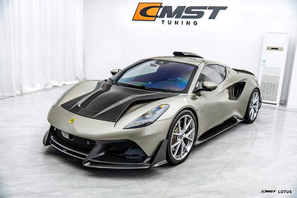 Lotus Emira 3.6 V6 2.0 Four-cylinder 2022-ON with Aftermarket Parts - Roof Scoop Dry Pre-preg Carbon Fiber / FRP