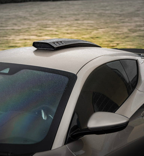 Lotus Emira 3.6 V6 2.0 Four-cylinder 2022-ON with Aftermarket Parts - Roof Scoop Dry Pre-preg Carbon Fiber / FRP