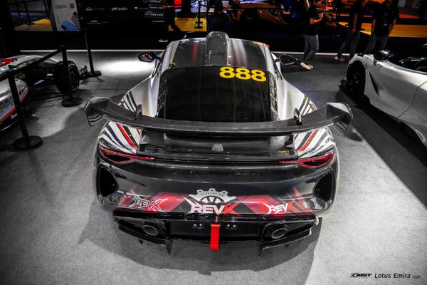 Lotus Emira 3.6 V6 2.0 Four-cylinder 2022-ON with Aftermarket Parts - V1 Rear Diffuser Dry Pre-preg Carbon Fiber / FRP