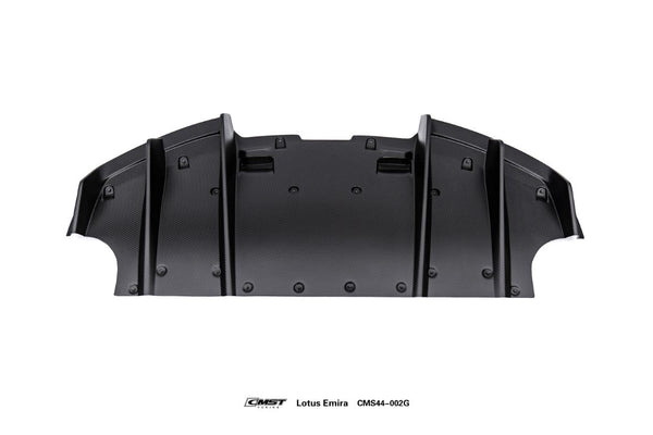 Lotus Emira 3.6 V6 2.0 Four-cylinder 2022-ON with Aftermarket Parts - V1 Rear Diffuser Dry Pre-preg Carbon Fiber / FRP