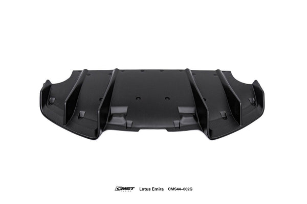 Lotus Emira 3.6 V6 2.0 Four-cylinder 2022-ON with Aftermarket Parts - V1 Rear Diffuser Dry Pre-preg Carbon Fiber / FRP