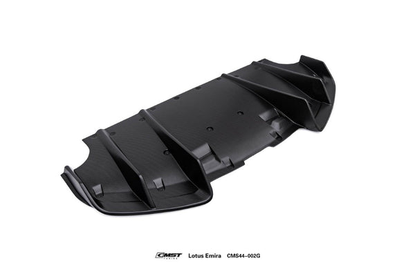 Lotus Emira 3.6 V6 2.0 Four-cylinder 2022-ON with Aftermarket Parts - V1 Rear Diffuser Dry Pre-preg Carbon Fiber / FRP