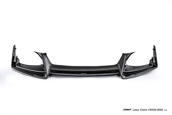 Lotus Emira 3.6 V6 2.0 Four-cylinder 2022-ON with Aftermarket Parts - V2 Front Lip Dry Pre-preg Carbon Fiber / FRP