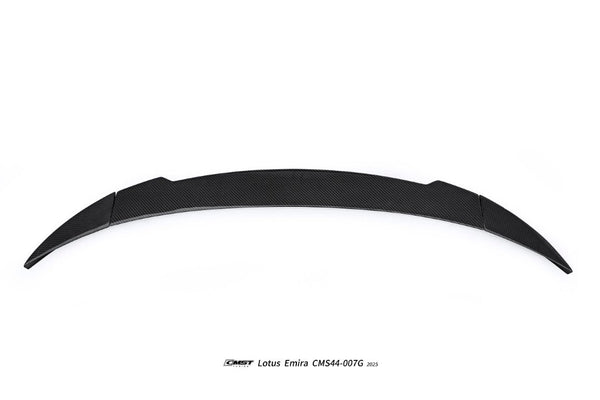 Lotus Emira 3.6 V6 2.0 Four-cylinder 2022-ON with Aftermarket Parts - V2 Rear Spoiler Dry Pre-preg Carbon Fiber / FRP