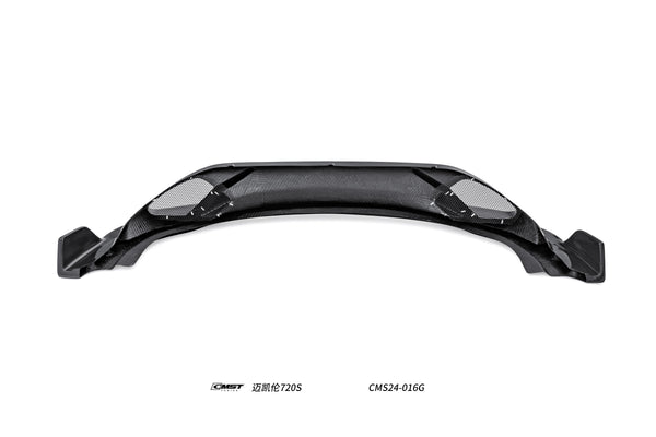 McLaren 720s 2018 2019 2020 2021 2022 2023 & 765LT 2021 2022 & 750s 2024 with Aftermarket Parts - 765lt Conversion Front Bumper & Front Lip Carbon Fiber / FRP from CMST Tuning