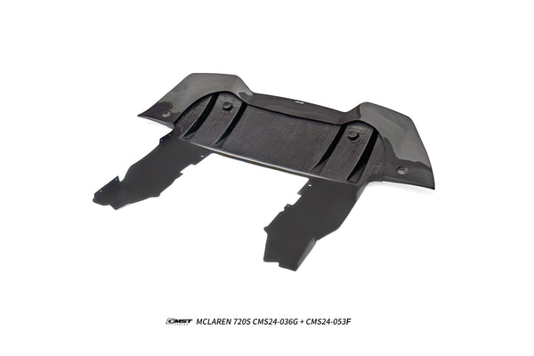 McLaren 720S 2018 2019 2020 2021 2022 2023 with Aftermarket Parts - V1 Rear Diffuser Carbon Fiber / FRP from CMST Tuning