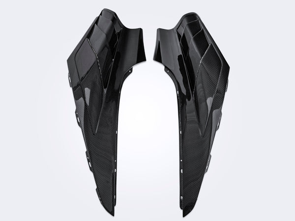 McLaren 720S 2018 2019 2020 2021 2022 2023 & 750S 2024-ON & 765LT 2021 2022 with Aftermarket Parts - Front Fenders Carbon Fiber / FRP from CMST Tuning