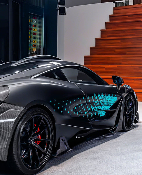 McLaren 720S 2018 2019 2020 2021 2022 2023 & 750S 2024-ON with Aftermarket Parts - Side Skirts Carbon Fiber / FRP from CMST Tuning