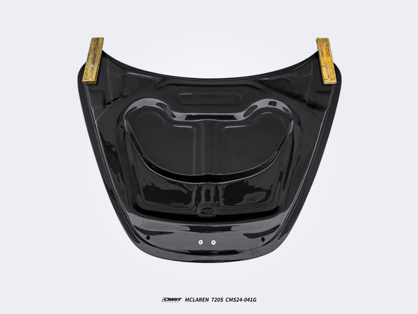 McLaren 720S 2018 2019 2020 2021 2022 2023 & 750S 2024-ON & 765LT 2021 2022 with Aftermarket Parts - Hood Carbon Fiber / FRP from CMST Tuning