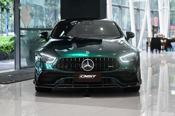 Mercedes Benz AMG GT 4 Door GT53 GT43 GT50 X290 2019-ON with Aftermarket Parts - Front Lip Splitter Carbon Fiber / FRP from CMST Tuning