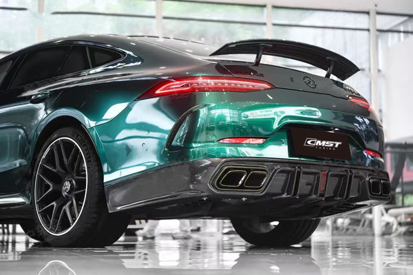 Mercedes Benz AMG GT 4 Door GT63 GT63s GT53 GT43 GT50 X290 2019 2020 2021 2022 2023 2024 with Aftermarket Parts - Rear Wing Carbon Fiber / FRP from CMST Tuning