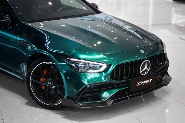 Mercedes Benz AMG GT 4 Door GT63 GT63s GT53 GT43 GT50 X290 2019-ON (This product is desigend to work with the "CMST Front Bumper" only, it does not fit the OEM Bumper ) with Aftermarket Parts - Front Canards Carbon Fiber / FRP from CMST Tuning 
