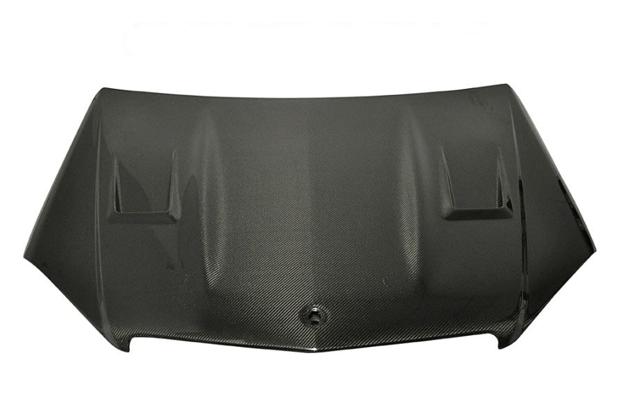 Mercedes Benz C63 AMG W204 2008 2009 2010 2011 with Aftermarket Parts - Hood Bonnet Carbon Fiber / FRP from CMST Tuning