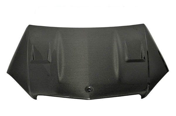 Mercedes Benz C63 AMG W204 2008 2009 2010 2011 with Aftermarket Parts - Hood Bonnet Carbon Fiber / FRP from CMST Tuning