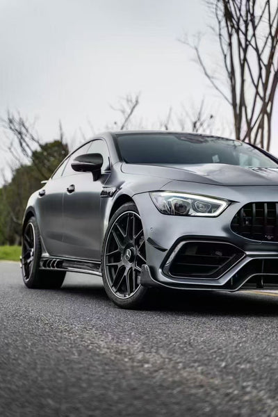 Mercedes Benz AMG GT 4 Door GT63 GT63s GT53 GT43 GT50 X290 2019 2020 2021 2022 2023 2024 with Aftermarket Parts - Front Bumper Set Carbon Fiber / FRP from CMST Tuning