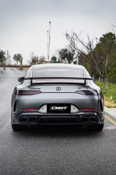 Mercedes Benz AMG GT 4 Door GT63 GT63s GT53 GT43 GT50 X290 2019 2020 2021 2022 2023 2024 with Aftermarket Parts - Rear Wing Carbon Fiber / FRP from CMST Tuning