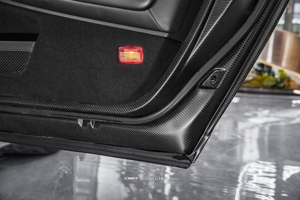 Nissan GTR R35 CBA DBA EBA 2008 2009 2010 2011 2012 2013 2014 2015 2016 with Aftermarket Parts - Doors Dry Pre-preg Carbon Fiber from CMST Tuning