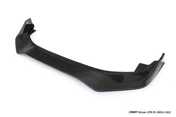 Nissan GTR R35 CBA DBA EBA 2008 2009 2010 2011 2012 2013 2014 2015 2016 2017 2018 2019 2020 2021 2022 2023 2024 (for installation on 2008-2016 vehicles, 2017-2024 hood is recommended) with Aftermarket Parts - 2024 NISMO Style Front Bumper &amp; Lip & Undertray Carbon Fiber / FRP from CMST Tuning