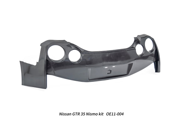 Nissan GTR R35 CBA DBA EBA 2008 2009 2010 2011 2012 2013 2014 2015 2016 2017 2018 2019 2020 2021 2022 2023 2024 with Aftermarket Parts - Nismo Style Rear Bumper & Diffuser Carbon Fiber from CMST Tuning
