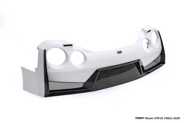 Nissan GTR R35 CBA DBA EBA 2008 2009 2010 2011 2012 2013 2014 2015 2016 2017 2018 2019 2020 2021 2022 2023 2024 with Aftermarket Parts - 2024 NISMO Style Rear Bumper & Diffuser & Undertray Carbon Fiber / FRP CMST Tuning