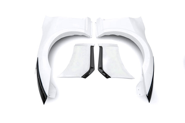 Nissan GTR R35 CBA DBA EBA 2008 2009 2010 2011 2012 2013 2014 2015 2016 2017 2018 2019 2020 2021 2022 2023 2024 with Aftermarket Parts - HORIZON Front Fenders Carbon Fiber / FRP from CMST Tuning