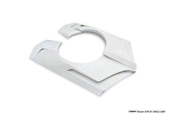 Nissan GTR R35 CBA DBA EBA 2008 2009 2010 2011 2012 2013 2014 2015 2016 2017 2018 2019 2020 2021 2022 2023 2024 with Aftermarket Parts - HORIZON Rear Quarter Panel Flares Carbon Fiber / FRP from CMST Tuning