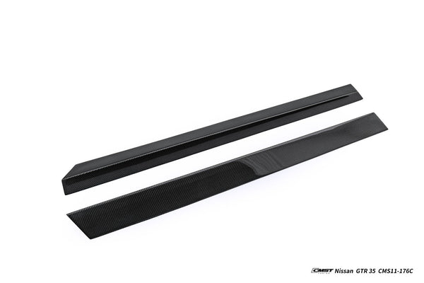 Nissan GTR R35 CBA DBA EBA 2008 2009 2010 2011 2012 2013 2014 2015 2016 2017 2018 2019 2020 2021 2022 2023 2024 with Aftermarket Parts - HORIZON Widebody Door Flare Carbon Fiber / FRP from CMST Tuning
