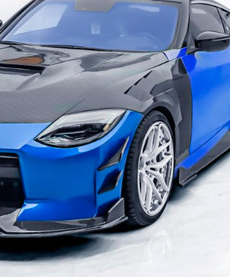 Nissan Z 400Z Nismo Proto Performance Sport RZ34 2023 2024 with Aftermarket Parts - Front Canards Carbon Fiber / FRP from CMST Tuning