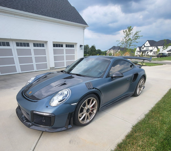 Porsche 991 991.1 911 Carrera Base/S/T/4/4S/Targa 4/ Targa 4S/GTS/Turbo/Turbo S/GT3/GT3RS 2012-2016 & 991 991.2 911 Carrera Base/S/T/4/4S/Targa 4/ Targa 4S/GTS/Turbo/Turbo S/GT3/GT3RS/GT2RS 2017 2018 2019 with Aftermarket Parts - GT2RS Style Front Fenders Pre-preg Carbon Fiber from CMST Tuning