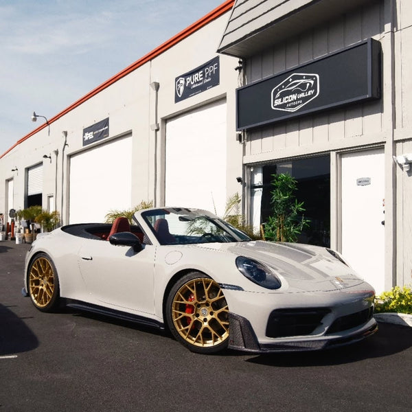 Porsche 911 992 992.1 Carrera Base/S/T/4/4S/Targa 4/Targa 4S/GTS 2020 2021 2022 2023 2024 & 911 992 992.2 Carerra Base/S/T/4/4S/Targa 4/Targa 4S/GTS 2025 with Aftermarket Parts - Carbon Fiber / FRP Side Skirts from CMST Tuning