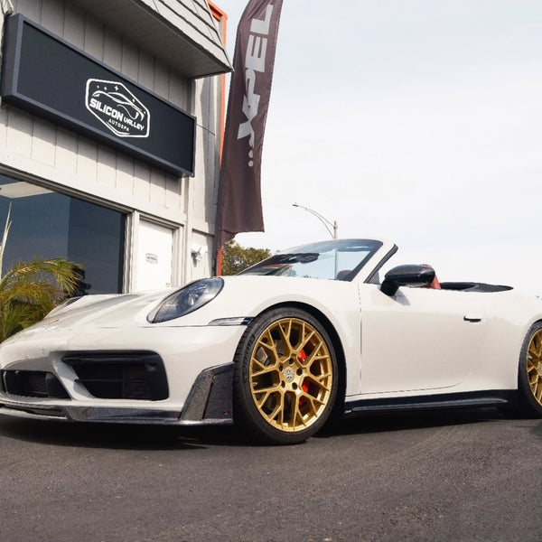 Porsche 911 992 992.1 Carrera Base/S/T/4/4S/Targa 4/Targa 4S/GTS 2020 2021 2022 2023 2024 & 911 992 992.2 Carerra Base/S/T/4/4S/Targa 4/Targa 4S/GTS 2025 with Aftermarket Parts - Carbon Fiber / FRP Side Skirts from CMST Tuning