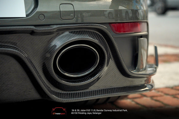 CMST Tuning Rear Diffuser for Porsche 992 992.1 Carrera Base/Targa 4S/GTS Carbon Fiber/FRP