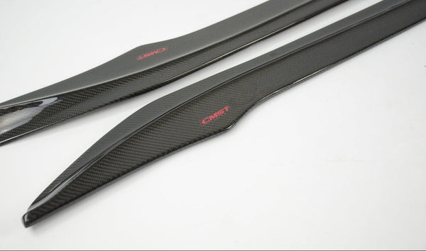 Porsche 991.1 Carrera Base/S/T 2012 2013 2014 2015 2016 &  991.2 Carrera Base/S/T 2017 2018 2019 with Aftermarket Parts - Side Skirts Carbon Fiber/FRP from CMST Tuning