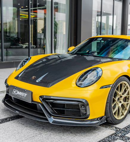 Porsche 911 992 992.1 Carerra Base/S/T/4/4S/Targa 4/ Targa 4S/GTS/Turbo/Turbo S 2020 2021 2022 2023 2024 & 911 992 992.2 Carerra Base/S/T/4/4S/Targa 4/ Targa 4S/GTS/Turbo/Turbo S 2025 with Aftermarket Parts - Hood Carbon Fiber/FRP from CMST Tuning