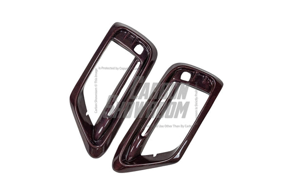 Porsche 992 992.1 Carerra Base/S/T/4/4S/Targa 4/Targa 4S/GTS (Sport Design Aerokit Package only) 2020 2021 2022 2023 2024 with Aftermarket Parts - Upper Valences Carbon Fiber/FRP from CMST Tuning