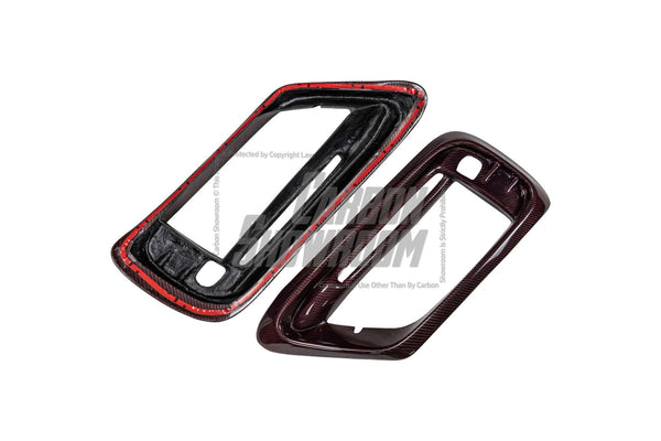 Porsche 992 992.1 Carerra Base/S/T/4/4S/Targa 4/Targa 4S/GTS (Sport Design Aerokit Package only) 2020 2021 2022 2023 2024 with Aftermarket Parts - Upper Valences Carbon Fiber/FRP from CMST Tuning