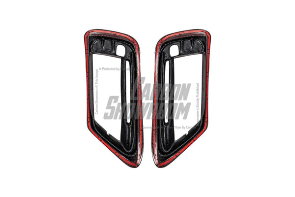 Porsche 992 992.1 Carerra Base/S/T/4/4S/Targa 4/Targa 4S/GTS (Sport Design Aerokit Package only) 2020 2021 2022 2023 2024 with Aftermarket Parts - Upper Valences Carbon Fiber/FRP from CMST Tuning