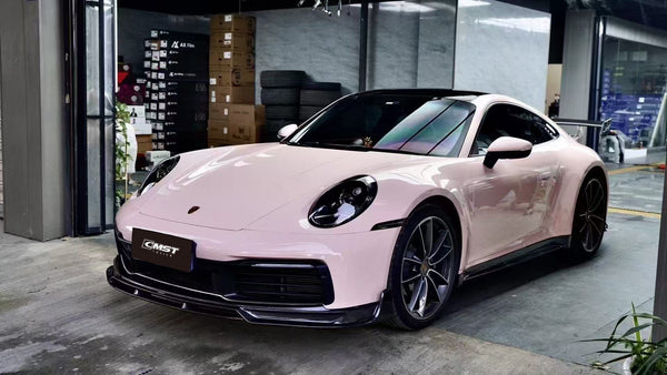 Porsche 911 992 992.1 Carrera Base/S/T/4/4S/Targa 4/Targa 4S/GTS 2020 2021 2022 2023 2024 & 911 992 992.2 Carerra Base/S/T/4/4S/Targa 4/Targa 4S/GTS 2025 with Aftermarket Parts - Carbon Fiber / FRP Side Skirts from CMST Tuning