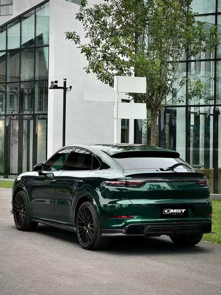 Porsche Cayenne 9Y0 9Y0.1 Base/S/Turbo/Turbo S 2019-2023 & Cayenne 9Y3 9Y3.1 Base/S/Turbo/Turbo S 2019-2023 with Aftermarket Parts - Carbon Fiber & FRP Rear Diffuser from CMST Tuning