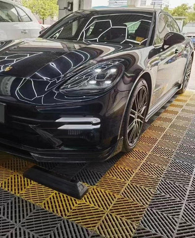 Porsche Panamera 971 971.1 RWD/Base/4/4S/GTS/Turbo/Turbo S 2017-2020 & Panamera 971 971.2 RWD/Base/4/4S/GTS/Turbo/Turbo S 2021-2023 with Aftermarket Parts - Side Skirts Pre-preg Carbon Fiber / FRP from CMST Tuning