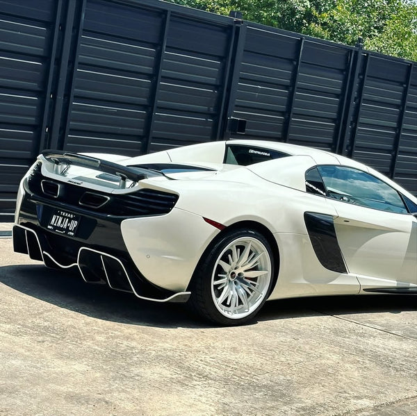 McLaren 650S 2015 2016 with Aftermarket Parts - Rear Diffuser Carbon Fiber / FRP from CMST Tuning