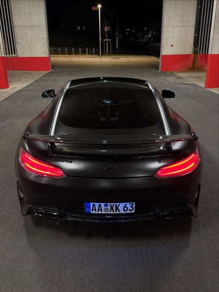 Mercedes Benz AMG GT GTS C190 2016 2017 2018 2020 2021 with Aftermarket Parts - Rear Diffuser Carbon Fiber / FRP from CMST Tuning