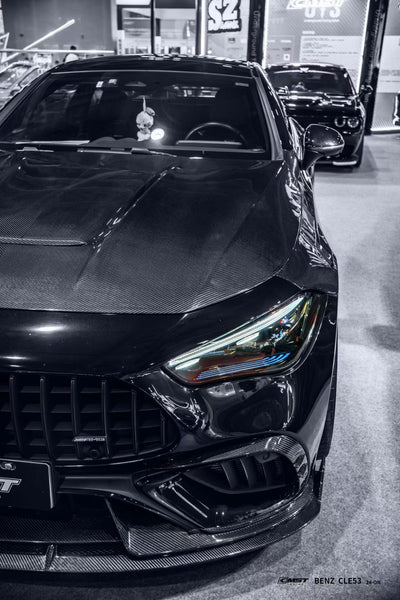 Mercedes Benz CLE-Class AMG CLE 53 / 450 / 300 C236 A236 2024-ON with Aftermarket Parts - Front Intake Vents Trim Dry Pre-preg Carbon Fiber / FRP from CMST Tuning