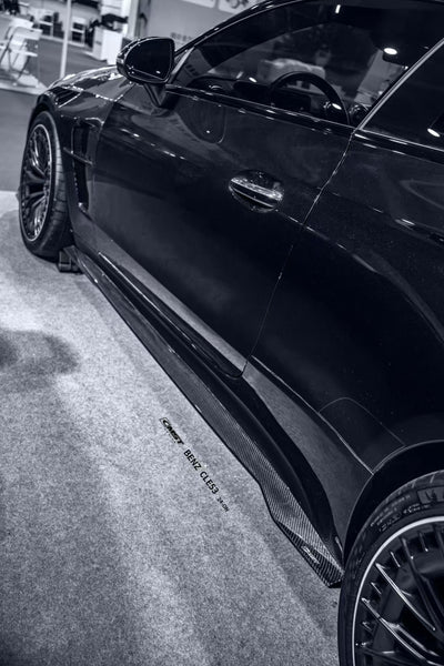Mercedes Benz CLE-Class AMG CLE 53 / 450 / 300 C236 A236 2024-ON with Aftermarket Parts - Side Skirts Dry Pre-preg Carbon Fiber / FRP from CMST Tuning