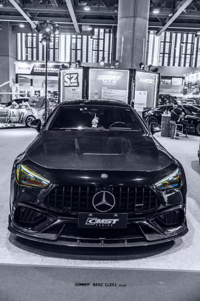 Mercedes Benz CLE-Class AMG CLE 53 / 450 / 300 C236 A236 2024-ON with Aftermarket Parts - V3 Hood Carbon Fiber / FRP from CMST Tuning