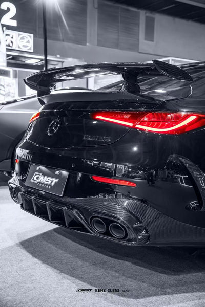 Mercedes Benz CLE-Class AMG CLE 53 C236 A236 2024-ON with Aftermarket Parts - Rear Diffuser Dry Pre-preg Carbon Fiber / FRP from CMST Tuning