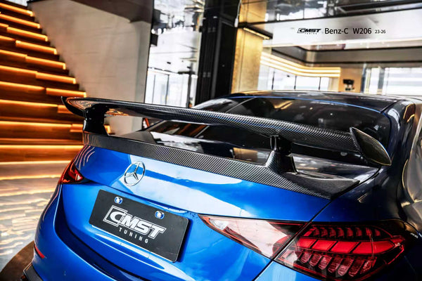 Mercedes Benz C-Class C63 C43 AMG C300 W206 2021-ON with Aftermarket Parts - Rear Wing Carbon Fiber / FRP from CMST Tuning
